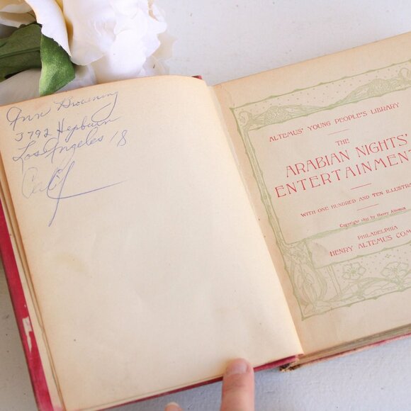 Vintage Antique 1890s Book, "Arabian Nights"  Henry Altemus, Illustrated - Picture 5 of 10